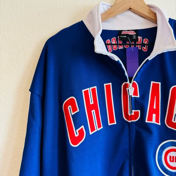 Chicago Cubs | stitches athletic gear | baseball quarter zip pullover | 2X - Picture 3 of 8